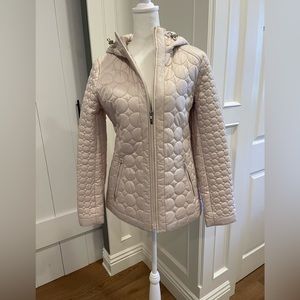 Laundry by Shelli Segal crème hooded puffer. Size S